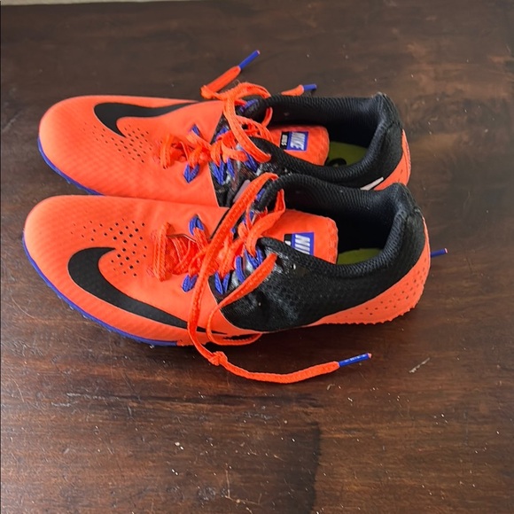 Nike kids Orange and Black Sneakers with Breathable Mesh Sz6 - Picture 7 of 9